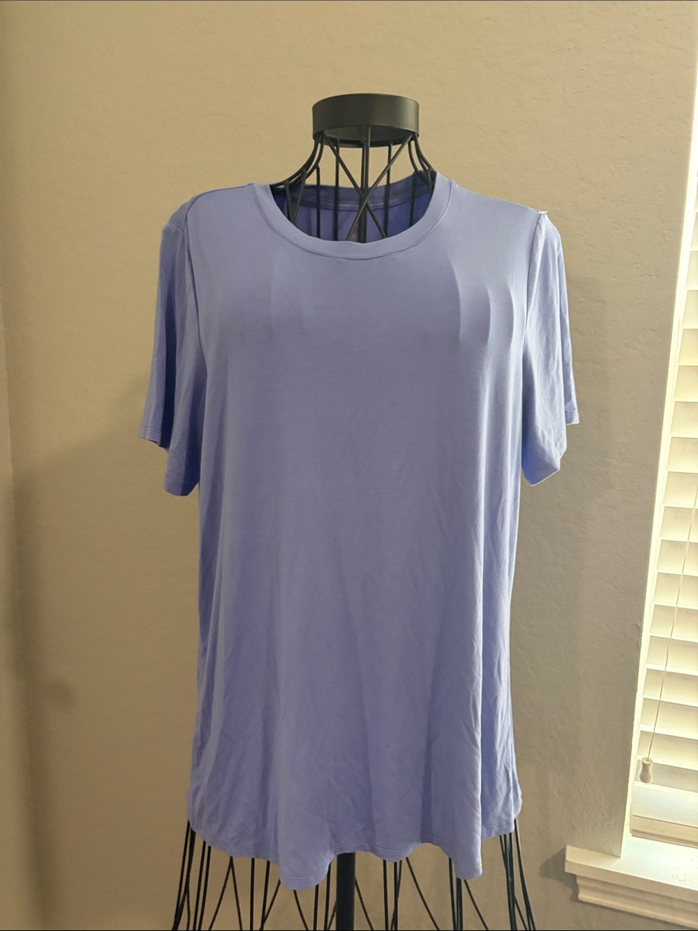 Laurie Felt Lavender Short-Sleeve Crewneck Tee